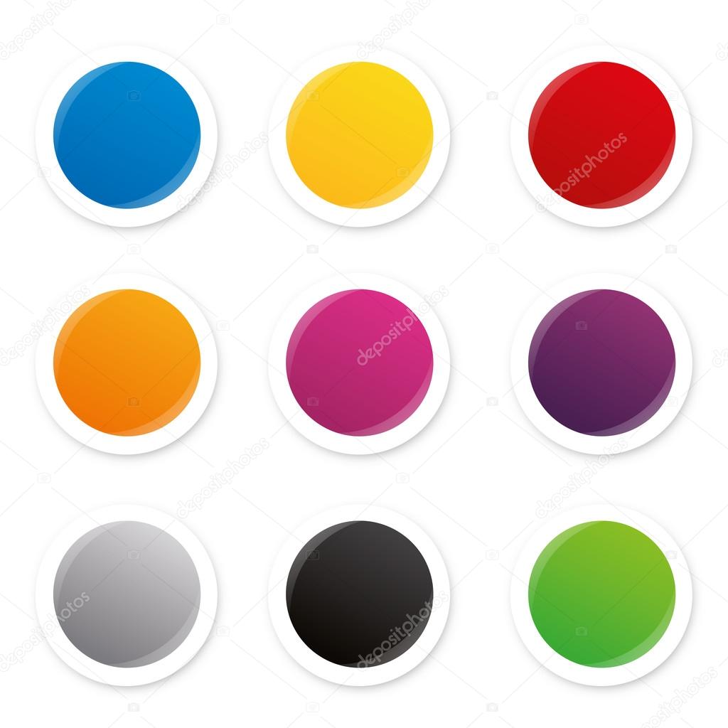 Action button badges badge square pink set collection trasnparent created in Adobe Illustrator.