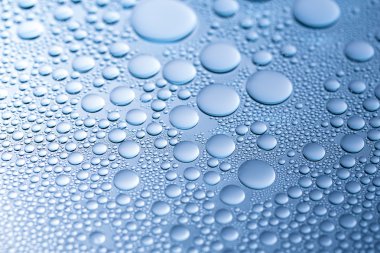 su damla çiy damla etkisi nano etkisi lotuseffekt mavi emprenye yağmur saptırıcı iter