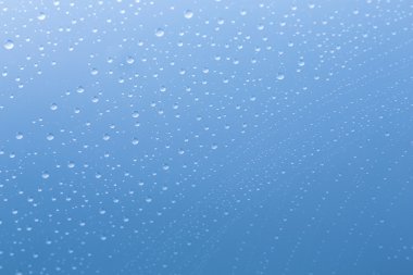 su damla çiy damla etkisi nano etkisi lotuseffekt mavi emprenye yağmur saptırıcı iter