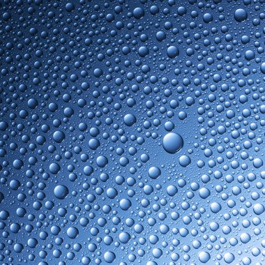 Saptırıcı boncuk nano etkisi tau lotuseffekt mavi mühürleyen iter su damla yağmur