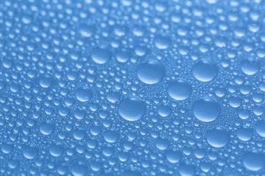 Saptırıcı boncuk nano etkisi tau lotuseffekt mavi mühürleyen iter su damla yağmur