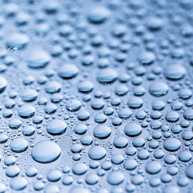 Saptırıcı boncuk nano etkisi tau lotuseffekt mavi mühürleyen iter su damla yağmur