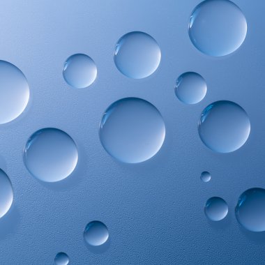 Water drops beading nano effect tau lotuseffekt blue sealer repels rain deflector clipart