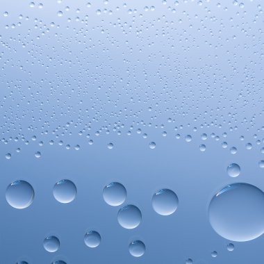 Water drop dew drop effect nano effect lotuseffekt blue impregnation repels rain deflectorÄnderungen clipart