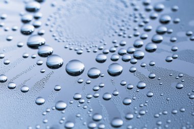 Water drop dew drop effect nano effect lotuseffekt blue impregnation repels rain deflectorÄnderungen