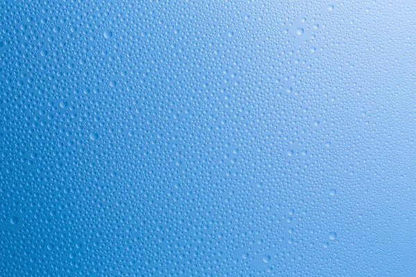 Water drop dew drop effect nano effect lotuseffekt blue impregnation repels rain deflector — Stock Photo, Image