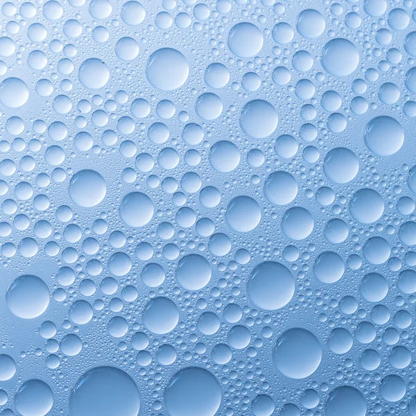 Эффект капли росы от капли воды наноэффект лотусефект синего пропитка отпугивает дефлектор дождя — стоковое фото