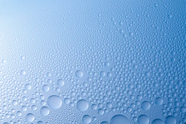 Gota de agua efecto gota de rocío nano efecto lotuseffekt impregnación azul repele deflector de lluvia — Foto de Stock