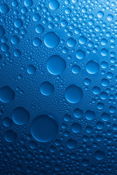 물 방울 구슬 나노 효과 타우 블루 lotuseffekt 마감재 들어갈 비가 편향 — 스톡 사진