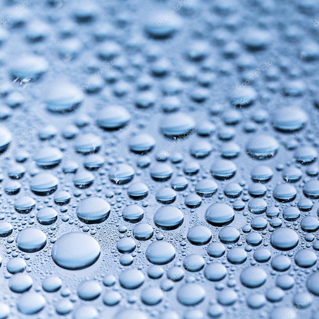 Water drops beading nano effect tau lotuseffekt blue sealer repels rain