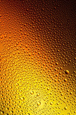 Spektral altın kırmızı sarı renk gradyan gökkuşağı renkli boncuk lotuseffekt tau sızdırmazlık su damlaları