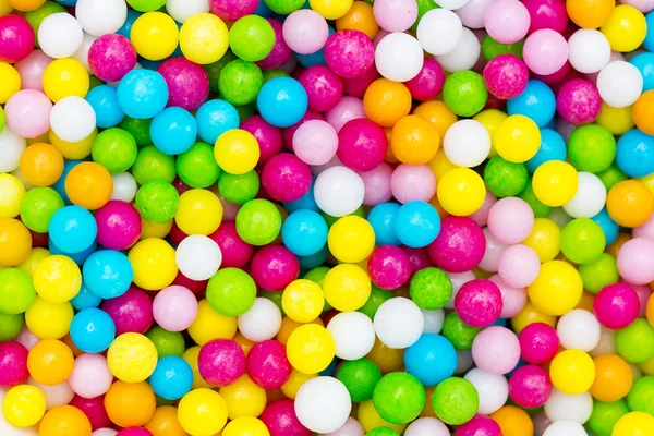 Amour perle sucre perle bonbons sucrés gâteau décoration multicolore coloré Halloween anniversaire — Photo