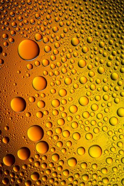 Gökkuşağı renkli boncuk lotuseffekt tau sızdırmazlık Waterdrops spektral degrade kırmızı portakal altın güneş yaz renkleri