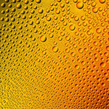 Water drops spectral gradient orange yellow sun summer gold colors rainbow colorful beading lotuseffekt tau sealing clipart