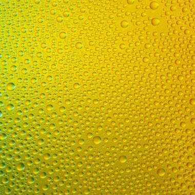 Water drops spectral gradient gold yellow green nature colors rainbow colorful beading lotuseffekt tau sealing clipart