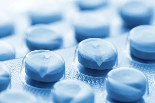 Spirin tablet pack arts recept pillen arts drug gezondheid apotheek griep — Stockfoto