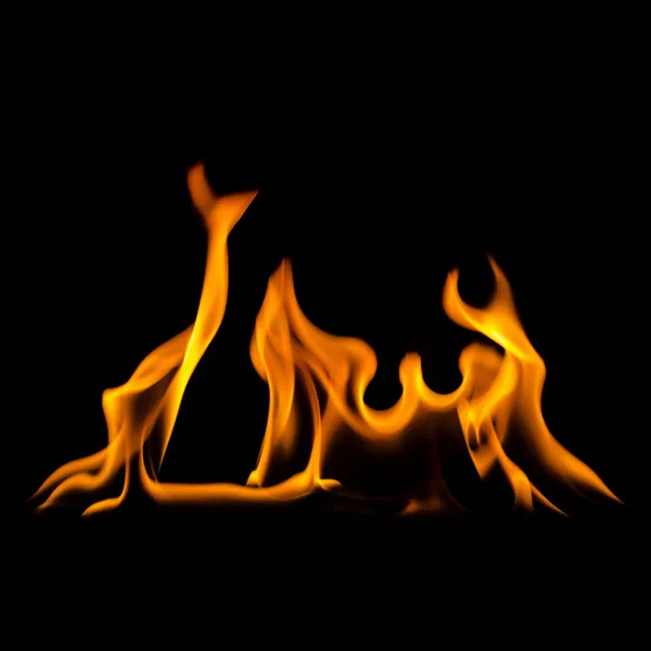 火災の炎爆発黒ブランド ホブ グリル暖炉鋭いキャンプファイヤー火山放火壁 — ストック写真
