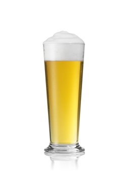 Bira cam çubuk Altbier bira köpük köpük taç altın pils alkol bira Gastro damlayan izole