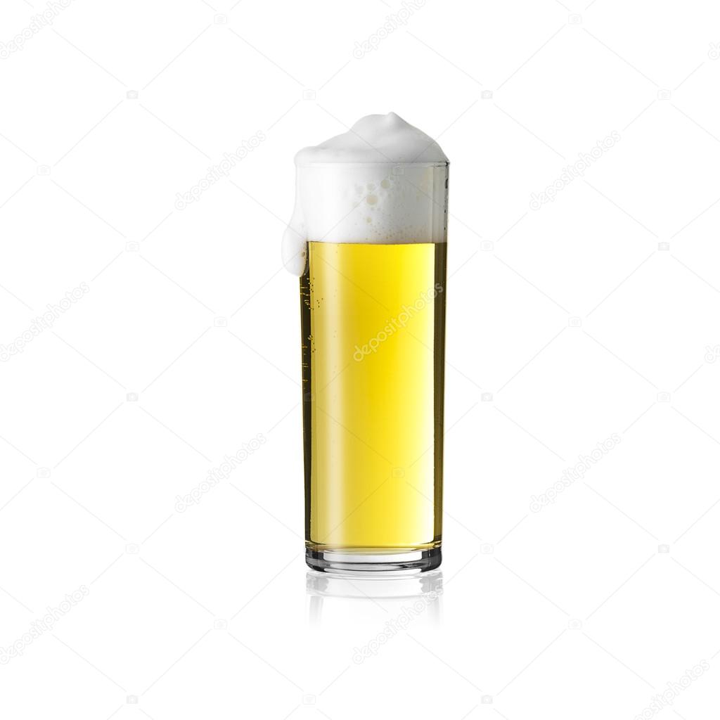 Kölsch beer glass cologne dom Carnival beer froth foam crown gold pils alcohol brewery Gastro isola