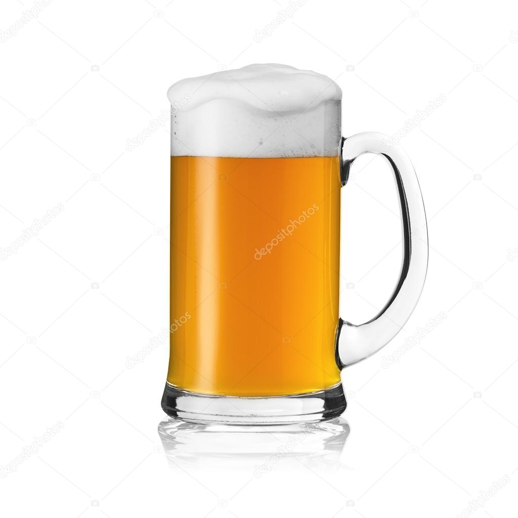 Beer glass beer foam beer mug beer mug bavaria gold foam crown alcohol brewery isolated