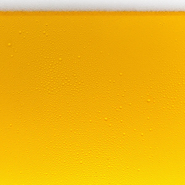 Beer dew drops beer froth glass gold crown foam wave oktoberfest condensing brewery restaurant pils — Stock Photo, Image