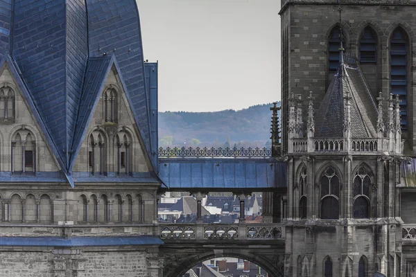 AachenAachener Dom Aix-la-Chapelle Unesco-Welterbe Kaiserdom kaiser sehenswürdigkeit gotik kirche — Stockfoto
