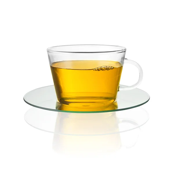 Teacup teacup isolated drink herbal tea hot drink cold-hot cutout aroma steam — Stock Photo, Image