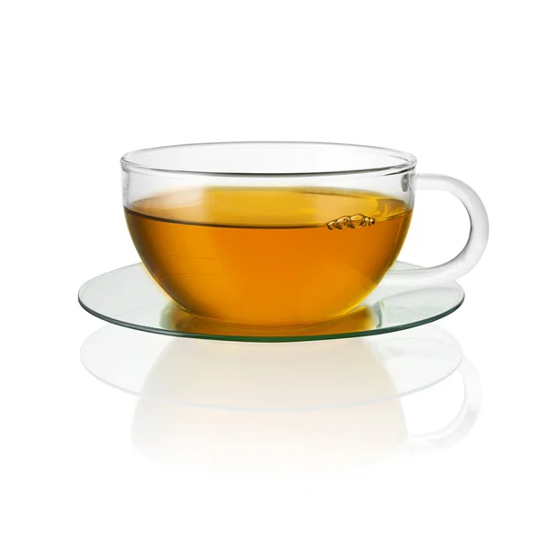 Teacup teacup isolated drink herbal tea hot drink cold-hot cutout aroma steam — Stock Photo, Image