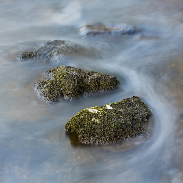 Waterfall stones rock ardennes bach river water running spring water rapids creek foam — Stock Photo, Image