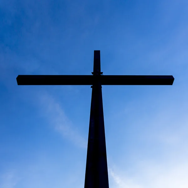 Croix christ religion foi dieu Jésus ciel crucifix catholique Jésus Haarberg aachen — Photo