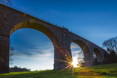 vennbahn viyadük köprü aachen vennbahnweg sunset turistik tren mimarisi