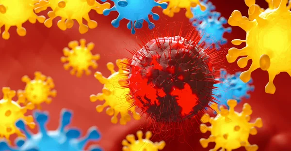 Koncepcja Koronawirusa Jest Możliwa Wykrycia Przypadku Wybuchu Epidemii Azjatyckiej Grypy — Zdjęcie stockowe