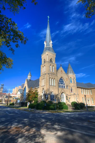 Ilk lutheran Kilisesi — Stok fotoğraf