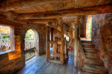 Old Mill Interior clipart