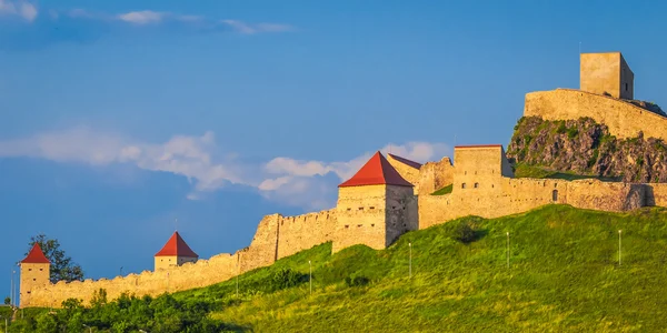 Rupea fästning, Transylvania Stockbild