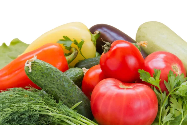 Assortering av friske grønnsaker – stockfoto