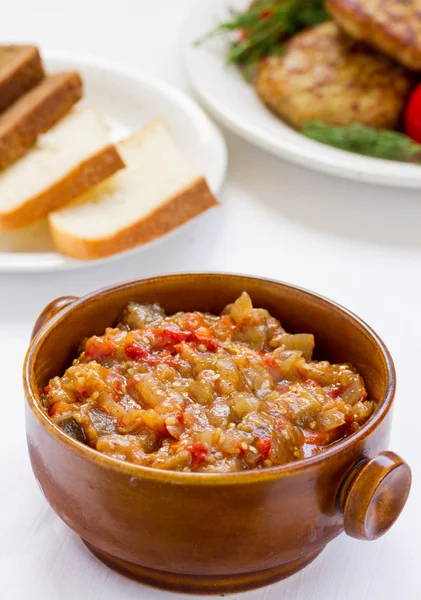 Eggplant caviar — Stock Photo, Image