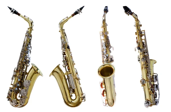 Oldtimer-Saxophon — Stockfoto