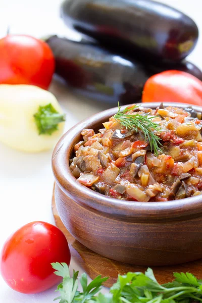 Eggplant caviar — Stock Photo, Image