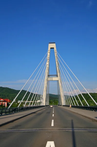 Кабельный мост — стоковое фото