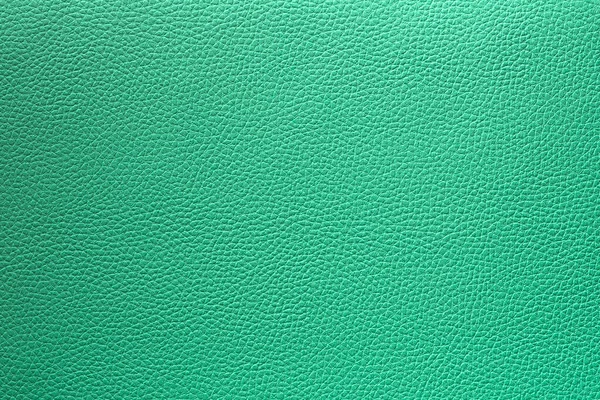 Detailní Záběr Zelené Kůže Textury Pozadí — Stock fotografie