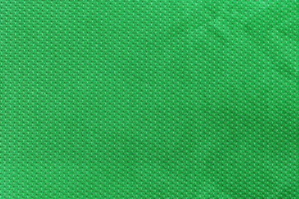 Cor Verde Roupas Esportivas Tecido Futebol Camisa Camisa Textura Fundo — Fotografia de Stock