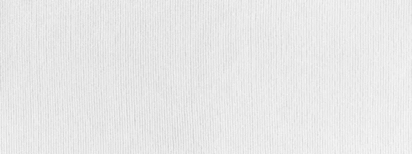 White Color Fabric Cloth Polyester Texture Textile Background Wide Banner — Stock Photo, Image