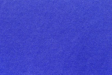 Mavi renkli spor giysileri kumaşı, futbol tişörtü forma dokusu ve tekstil arka planı..
