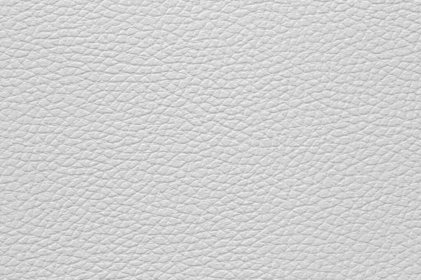 Detailní Záběr Bílé Kůže Texturované Pozadí — Stock fotografie