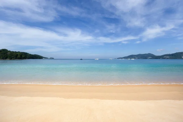 Bella Natura Del Mare Delle Andamane Spiaggia Sabbia Bianca Patong — Foto Stock