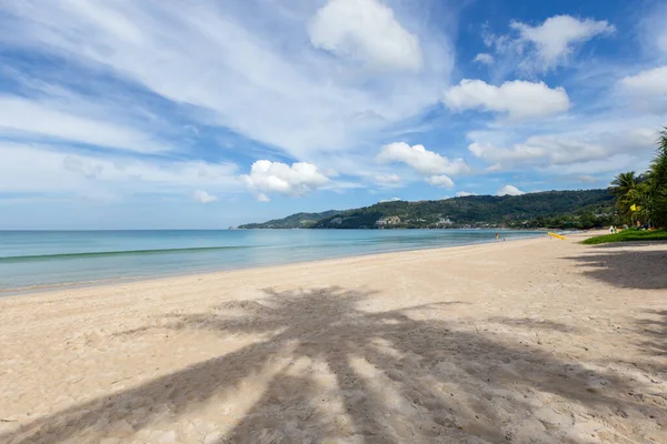 Hermosa Naturaleza Del Mar Andamán Playa Arena Blanca Patong Beach — Foto de Stock