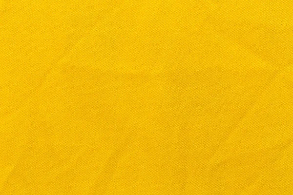 Cor Amarela Roupas Esportivas Tecido Futebol Camisa Camisa Textura Fundo — Fotografia de Stock