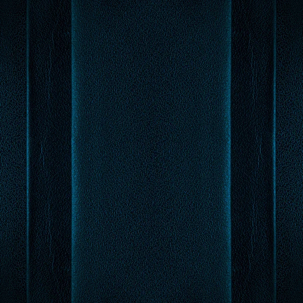 青い革背景 — ストック写真