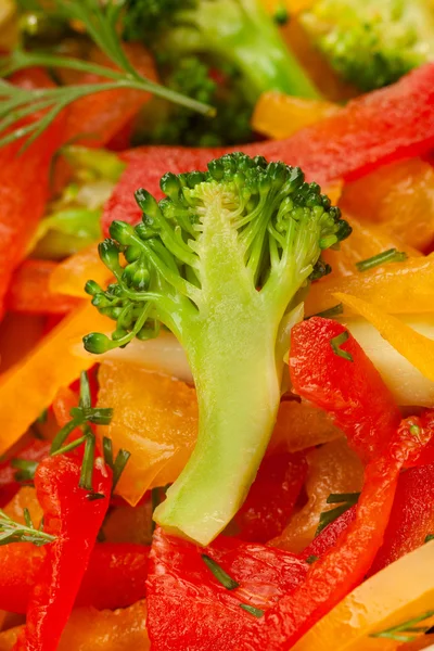 Kleur plantaardige salade — Stockfoto